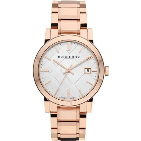 burberry bu9004|BURBERRY Men's BU9004 Large Check Rose Goldtone .